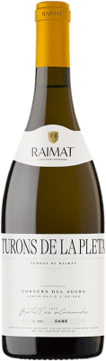 19,95 € Free Shipping | White Wine Raimat Turons de la Pleta D.O. Costers del Segre Catalonia Spain Chardonnay Eco — Organic 75 cl