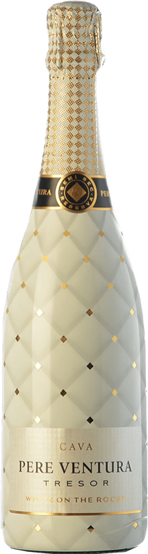 25,95 € 免费送货 | 白起泡酒 Pere Ventura Tresor White on the Rocks 香槟 D.O. Cava 西班牙 Macabeo, Xarel·lo, Parellada 瓶子 75 cl