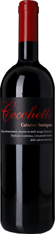 11,95 € Бесплатная доставка | Красное вино Cecchetto I.G.T. Delle Venezie Фриули-Венеция-Джулия Италия Cabernet Sauvignon бутылка 75 cl