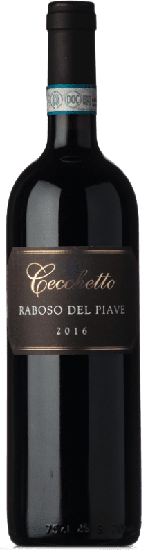 24,95 € Free Shipping | Red Wine Cecchetto D.O.C. Piave Veneto Italy Raboso 75 cl