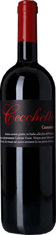 11,95 € Envio grátis | Vinho tinto Cecchetto I.G.T. Delle Venezie Friuli-Venezia Giulia Itália Carmenère Garrafa 75 cl