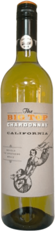 8,95 € Бесплатная доставка | Белое вино Big Top I.G. Lodi Калифорния Соединенные Штаты Chardonnay бутылка 75 cl