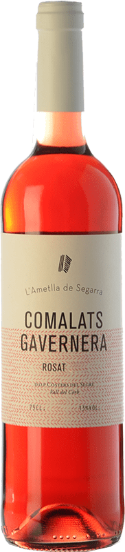 10,95 € Spedizione Gratuita | Vino rosato Comalats Gavernera Giovane D.O. Costers del Segre Catalogna Spagna Syrah Bottiglia 75 cl
