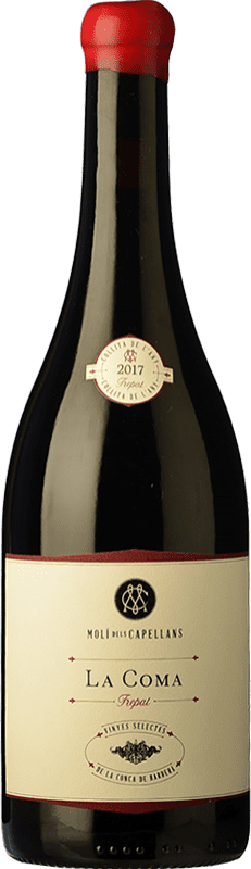 19,95 € Free Shipping | Red Wine Molí dels Capellans La Coma Oak D.O. Conca de Barberà Catalonia Spain Trepat 75 cl