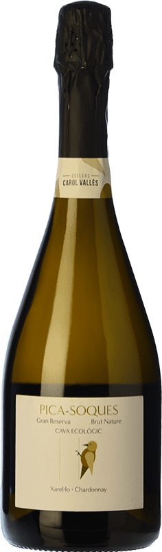 25,95 € 送料無料 | 白スパークリングワイン Carol Vallès Pica-Soques ブルットの自然 グランド・リザーブ D.O. Cava スペイン Xarel·lo, Chardonnay ボトル 75 cl