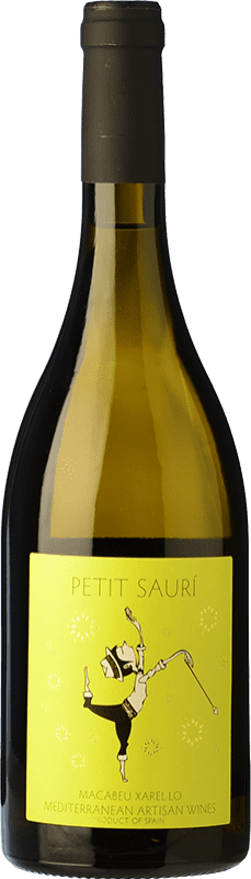 8,95 € Envio grátis | Vinho branco Melis Petit Saurí Macabeo y Xarel·lo D.O. Tarragona Catalunha Espanha Macabeo, Xarel·lo Garrafa 75 cl