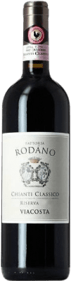 28,95 € Бесплатная доставка | Красное вино Fattoria Rodáno Viacosta Резерв D.O.C.G. Chianti Classico Тоскана Италия Sangiovese бутылка 75 cl