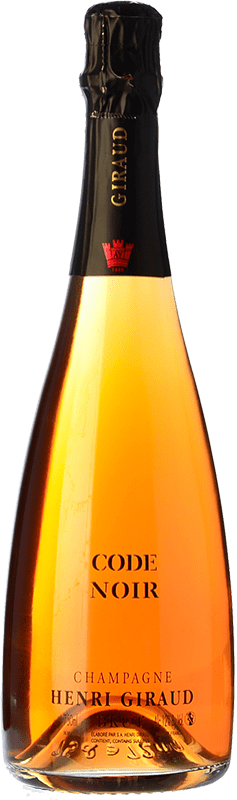 139,95 € Spedizione Gratuita | Spumante rosato Henri Giraud Code Noir Rosé Brut A.O.C. Champagne champagne Francia Pinot Nero, Chardonnay Bottiglia 75 cl