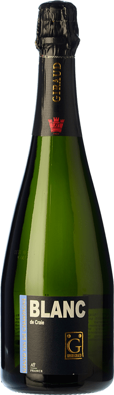 72,95 € Envio grátis | Espumante branco Henri Giraud Blanc de Craie Brut A.O.C. Champagne Champagne França Chardonnay Garrafa 75 cl