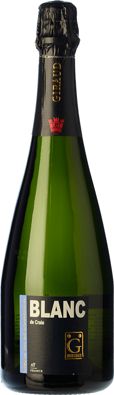 72,95 € Spedizione Gratuita | Spumante bianco Henri Giraud Blanc de Craie Brut A.O.C. Champagne champagne Francia Chardonnay Bottiglia 75 cl