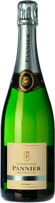 37,95 € Бесплатная доставка | Белое игристое вино Pannier Extra Brut — Экстра Брют A.O.C. Champagne шампанское Франция Pinot Noir — Пино Нуар, Chardonnay — Шардоне, Pinot Meunier — Пино Менье 75 cl