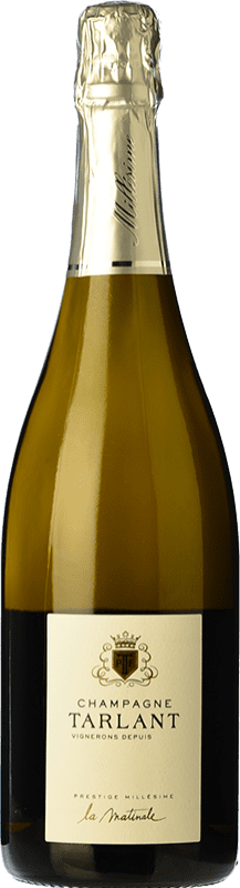 83,95 € Kostenloser Versand | Weißer Sekt Tarlant La Matinale Prestige Brut Natur A.O.C. Champagne Champagner Frankreich Spätburgunder, Chardonnay, Pinot Meunier Flasche 75 cl