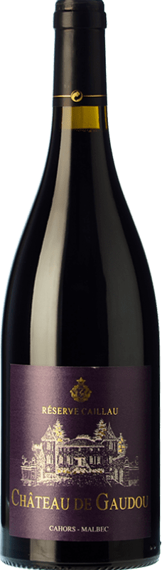 37,95 € 送料無料 | 赤ワイン Château de Gaudou Caillau 予約 A.O.C. Cahors ピエモンテ フランス Malbec ボトル 75 cl