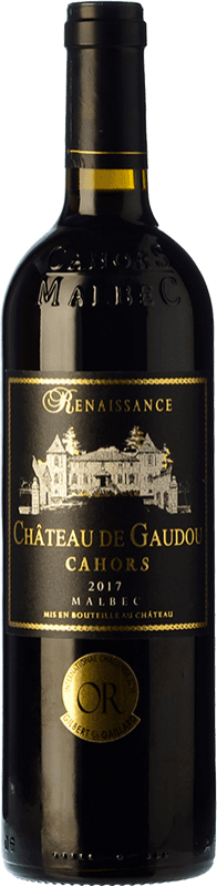 13,95 € Kostenloser Versand | Rotwein Château de Gaudou Renaissance Crianza — Kurze Fassreifung A.O.C. Cahors Piemont Frankreich Malbec 75 cl