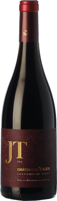 21,95 € Kostenloser Versand | Rotwein Château de Nages JT Eiche A.O.C. Costières de Nîmes Rhône Frankreich Syrah, Mourvèdre Eco — Biologisch Flasche 75 cl