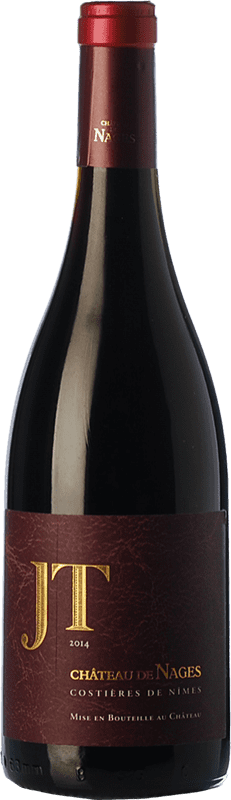 19,95 € Free Shipping | Red wine Château de Nages JT Rouge Oak A.O.C. Costières de Nîmes Rhône France Syrah, Mourvèdre Bottle 75 cl