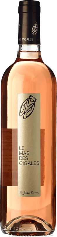 6,95 € Kostenloser Versand | Rosé-Wein Château de Saint-Preignan Mas de Cigales Rosé I.G.P. Vin de Pays de l'Hérault Languedoc Frankreich Grenache, Cinsault Flasche 75 cl