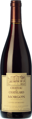 14,95 € 免费送货 | 红酒 Château du Chatelard Cuvée Les Roches 橡木 A.O.C. Morgon 博若莱 法国 Gamay 瓶子 75 cl
