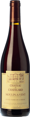 16,95 € 免费送货 | 红酒 Château du Chatelard Cuvée Terre de Lumière 橡木 A.O.C. Moulin à Vent 博若莱 法国 Gamay 瓶子 75 cl