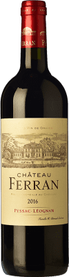 21,95 € Envío gratis | Vino tinto Château Ferran Crianza A.O.C. Pessac-Léognan Burdeos Francia Merlot, Cabernet Sauvignon, Petit Verdot Botella 75 cl
