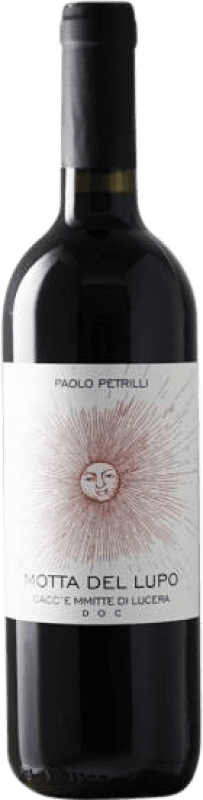 9,95 € Envoi gratuit | Vin rouge Paolo Petrilli Motta del Lupo D.O.C. Cacc'e Mmitte di Lucera Pouilles Italie Sangiovese, Nero di Troia, Bombino Biologique Bouteille 75 cl