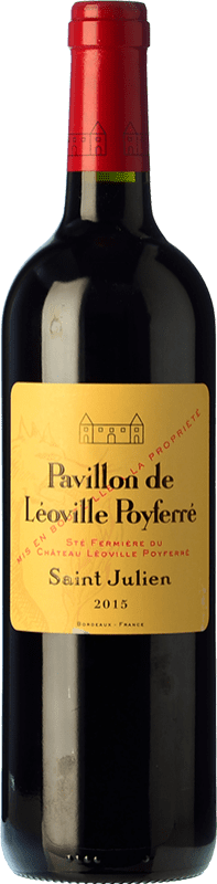 59,95 € 免费送货 | 红酒 Château Léoville Poyferré Pavillon de Léoville Poyferré 预订 A.O.C. Saint-Julien 波尔多 法国 Merlot, Cabernet Sauvignon, Petit Verdot 瓶子 75 cl