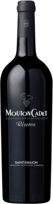 24,95 € 免费送货 | 红酒 Château Mouton Cadet 预订 A.O.C. Saint-Émilion 波尔多 法国 Merlot, Cabernet Sauvignon, Cabernet Franc 瓶子 75 cl