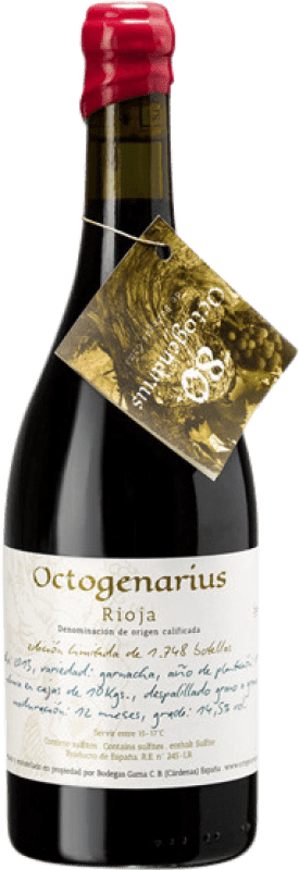 93,95 € Envoi gratuit | Vin rouge Gama Octogenarius D.O.Ca. Rioja La Rioja Espagne Grenache Tintorera Bouteille Magnum 1,5 L