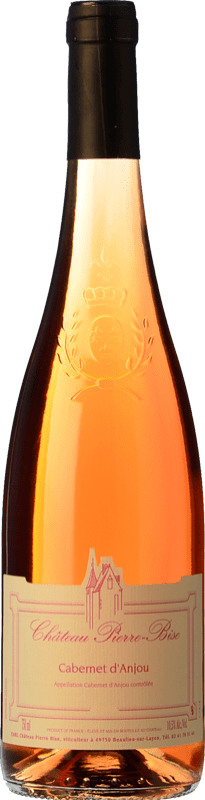 11,95 € Envio grátis | Vinho rosé Château Pierre-Bise Jovem A.O.C. Anjou Loire França Cabernet Sauvignon Garrafa 75 cl