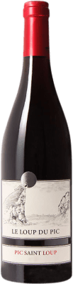 14,95 € Envio grátis | Vinho tinto Château Puech-Haut Le Loup du Pic Rouge Carvalho I.G.P. Vin de Pays Languedoc Languedoc França Syrah, Grenache Garrafa 75 cl