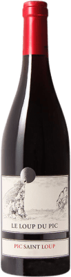 14,95 € Free Shipping | Red wine Château Puech-Haut Le Loup du Pic Rouge Oak A.O.C. Pic Saint-Loup Languedoc France Syrah, Grenache Bottle 75 cl