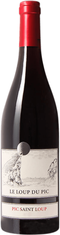 14,95 € Free Shipping | Red wine Château Puech-Haut Le Loup du Pic Rouge Oak A.O.C. Languedoc Languedoc France Syrah, Grenache Bottle 75 cl