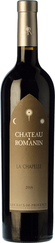 21,95 € Envio grátis | Vinho tinto Château Romanin La Chapelle Jovem A.O.C. Les Baux de Provence Provença França Syrah, Grenache, Mourvèdre Garrafa 75 cl