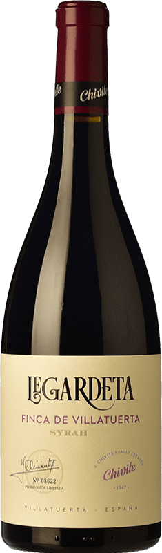 12,95 € 免费送货 | 红酒 Chivite Legardeta Finca de Villatuerta 岁 D.O. Navarra 纳瓦拉 西班牙 Syrah 瓶子 75 cl