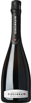 21,95 € Envio grátis | Espumante Branco Cincinnato Brut — Bruto Clássico I.G.T. Lazio Lácio Itália 75 cl