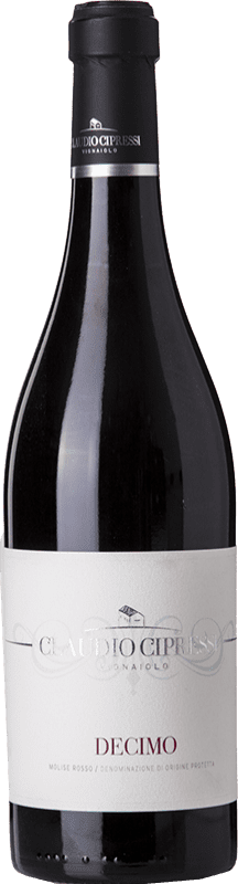 21,95 € Free Shipping | Red wine Claudio Cipressi Decimo D.O.C. Molise Molise Italy Montepulciano Bottle 75 cl