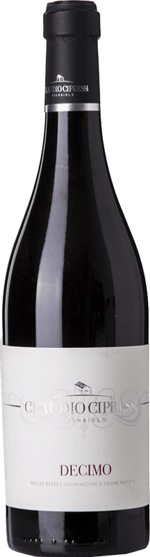19,95 € Envoi gratuit | Vin rouge Claudio Cipressi Decimo D.O.C. Molise Molise Italie Montepulciano Bouteille 75 cl