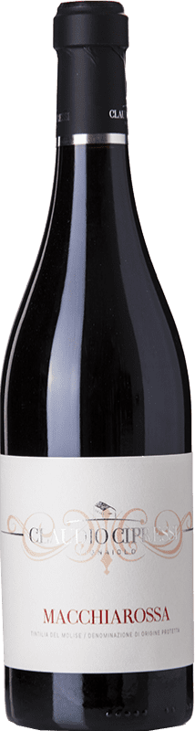 29,95 € Free Shipping | Red wine Claudio Cipressi Macchiarossa D.O.C. Molise Molise Italy Tintilla Bottle 75 cl