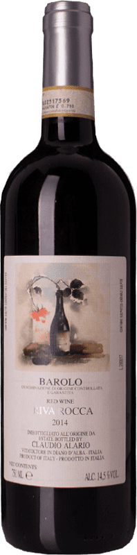 49,95 € Spedizione Gratuita | Vino rosso Claudio Alario Riva Rocca D.O.C.G. Barolo Piemonte Italia Nebbiolo Bottiglia 75 cl