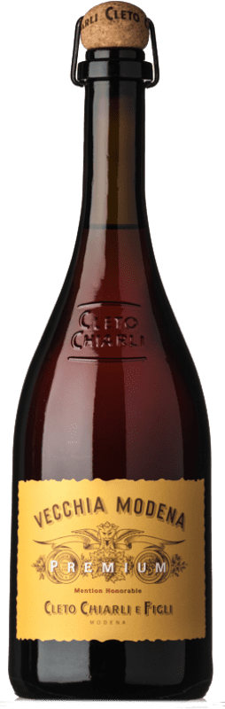 12,95 € Free Shipping | Red wine Cleto Chiarli Premium D.O.C. Lambrusco di Sorbara Emilia-Romagna Italy Lambrusco di Sorbara Bottle 75 cl