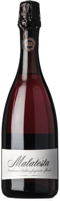 8,95 € Free Shipping | Red wine Cleto Chiarli Secco Fondo Malatesta D.O.C. Lambrusco di Sorbara Emilia-Romagna Italy Lambrusco di Sorbara Bottle 75 cl