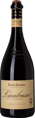 13,95 € Бесплатная доставка | Красное вино Cleto Chiarli Ancestrale Fondatore D.O.C. Lambrusco di Sorbara Эмилия-Романья Италия Lambrusco di Sorbara бутылка 75 cl