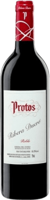 22,95 € Kostenloser Versand | Rotwein Protos Eiche D.O. Ribera del Duero Kastilien und León Spanien Tempranillo Magnum-Flasche 1,5 L