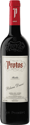 22,95 € Free Shipping | Red wine Protos Oak D.O. Ribera del Duero Castilla y León Spain Tempranillo Magnum Bottle 1,5 L