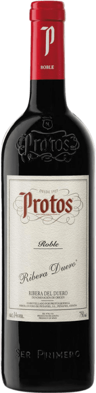 21,95 € Free Shipping | Red wine Protos Oak D.O. Ribera del Duero Castilla y León Spain Tempranillo Magnum Bottle 1,5 L