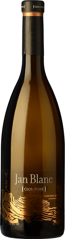 7,95 € Free Shipping | White Wine Clos Pons Jan Crianza — Aged D.O. Costers del Segre Catalonia Spain Macabeo, Chardonnay Bottle 75 cl