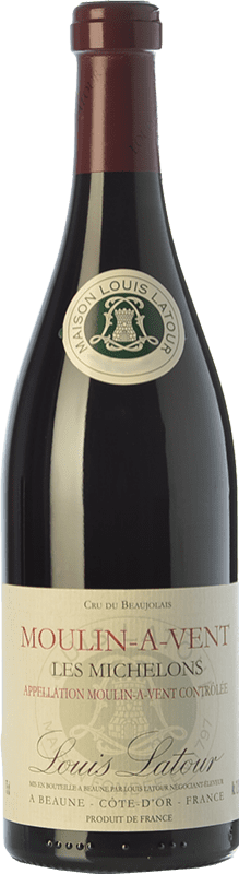 19,95 € Бесплатная доставка | Красное вино Louis Latour Les Michelons A.O.C. Moulin à Vent Бургундия Франция Gamay бутылка 75 cl