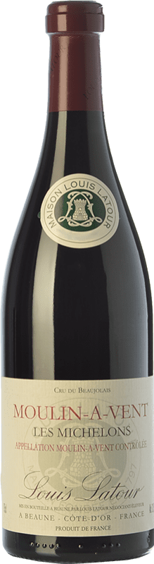 28,95 € Envío gratis | Vino Tinto Louis Latour Les Michelons A.O.C. Moulin à Vent Borgoña Francia Gamay 75 cl