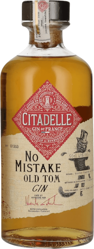 29,95 € Kostenloser Versand | Gin Citadelle Gin No Mistake Old Tom Frankreich Medium Flasche 50 cl