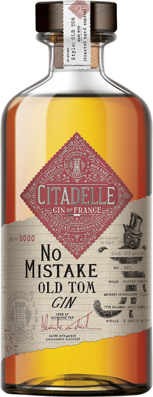 24,95 € Envío gratis | Ginebra Gin Citadelle No Mistake Old Tom Francia Botella Medium 50 cl